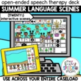 Summer Speech Therapy Activities for End of the Year