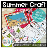 Summer Themed Craft for Speech and Language