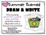 Summer Themed Draw and Write Directed Drawing
