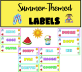 Summer-Themed (EDITABLE) Labels