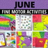 June Camping Preschool Summer Fine Motor Cutting Practice 