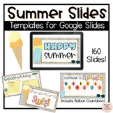 Summer Themed Google Slides Templates with Digital Balloon
