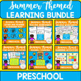 Summer Themed Math & Literacy BUNDLE for Preschool | End o
