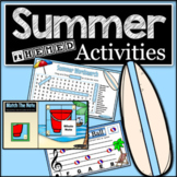 Summer Themed Musical Activity Packet - Distance Learning