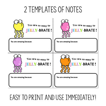 Summer Themed Note Templates to Students Positive Behavior Classroom ...