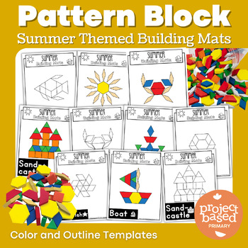Preview of Summer Themed Pattern Block Mats