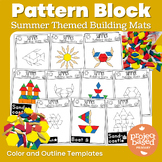 Summer Themed Pattern Block Mats