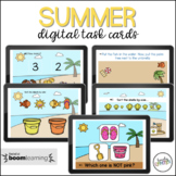 Summer Themed Preschool Boom Cards for Virtual Learning