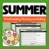 Summer Themed Proofreading, Revising and Editing Practice 