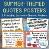 Summer-Themed Quote Posters