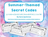 Reading and Spelling Practice with Summer Themed Secret Codes