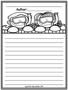 Summer Themed Writing Pages by The Fun Sized Teacher | TpT