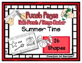 Summer Time - Beach Fun - 26 Shapes - Hole Punch Cards / B