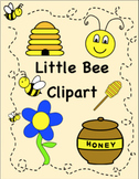Little Bee Clipart for Commercial and Personal Use