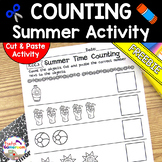 Freebie - Summer Time Counting Cut and Paste Activity