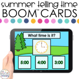 Summer Time to Hour Boom™ Cards - Distance Learning for Sp