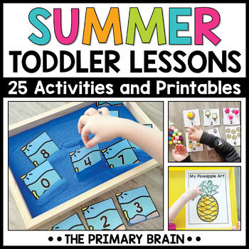 Preview of Summer Toddler Activities | Seasonal Preschool Curriculum and Lesson Plans