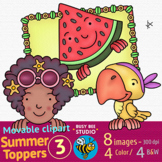 Summer Toppers | Movable Clipart | Set 3