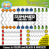 Summer Tracing Lines Clipart Set {Zip-A-Dee-Doo-Dah Designs}