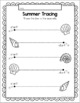 summer tracing worksheets preschool writing activities