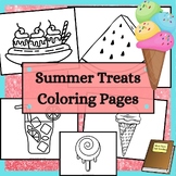 Summer Treats Coloring Pages