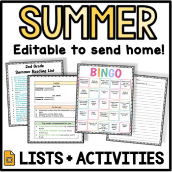 Preview of Summer Tutoring Flyer | Summer Packet | Summer School | Summer Journal
