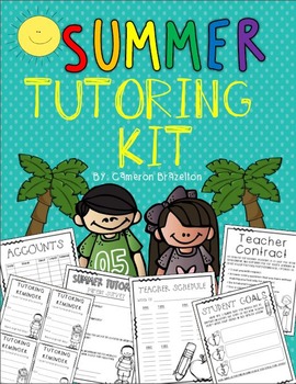 Preview of Summer Tutoring Start-Up Kit Teacher Resources