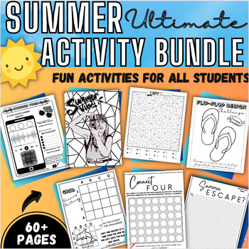 Preview of Summer Ultimate Activity BUNDLE | End of the Year | Fun Summer Enrichment