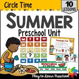 Summer Activities & Lesson Plans Unit for Preschool Pre-K