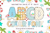 Summer Vacation Doodle Typography - Summer Teaching SVG- S