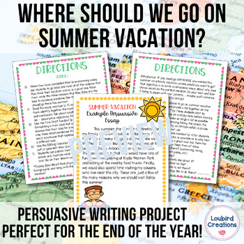 vacation persuasive essay