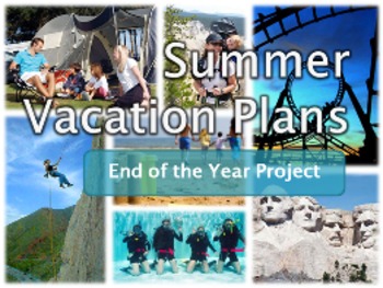 Preview of Summer Vacation Plans - Fun Research Unit and Persuasive Presentation