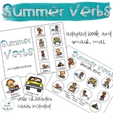 Summer Verbs Adapted Book // Speech Therapy // Grammar