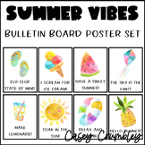 Summer Vibes  - Bulletin Board Poster Set