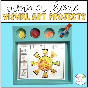 Preview of Summer Visual Art Projects For Preschool - Autism & Special Education