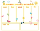 Summer Visual Schedule Bundle