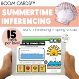 Summer Vocabulary Inferencing Boom Cards™
