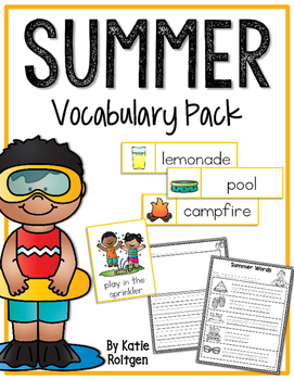 Summer Vocabulary Pack by Katie Roltgen | Teachers Pay Teachers