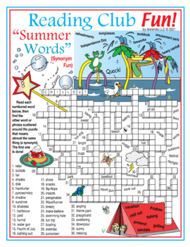 summer word search teaching resources teachers pay teachers