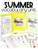 Summer Vocabulary Unit- For Special Education