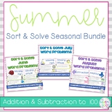 Summer Word Problems | 2nd Grade Addition and Subtraction to 100