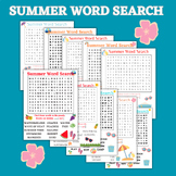 Summer Word Search 