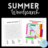 Summer Word Search