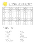 Summer Word Search