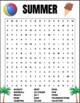 summer word search printable puzzle pdf large print tpt