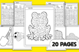 Summer Word Search Puzzle | Mazes for Kids Frog, Yacht, Xi