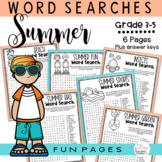 Summer Word Searches Activities