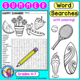 Summer Word Searches - Intermediate {Gr 4-7}