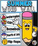 Summer Word Wall Cards Set