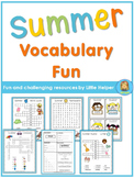 Summer Vocabulary Practice Fun